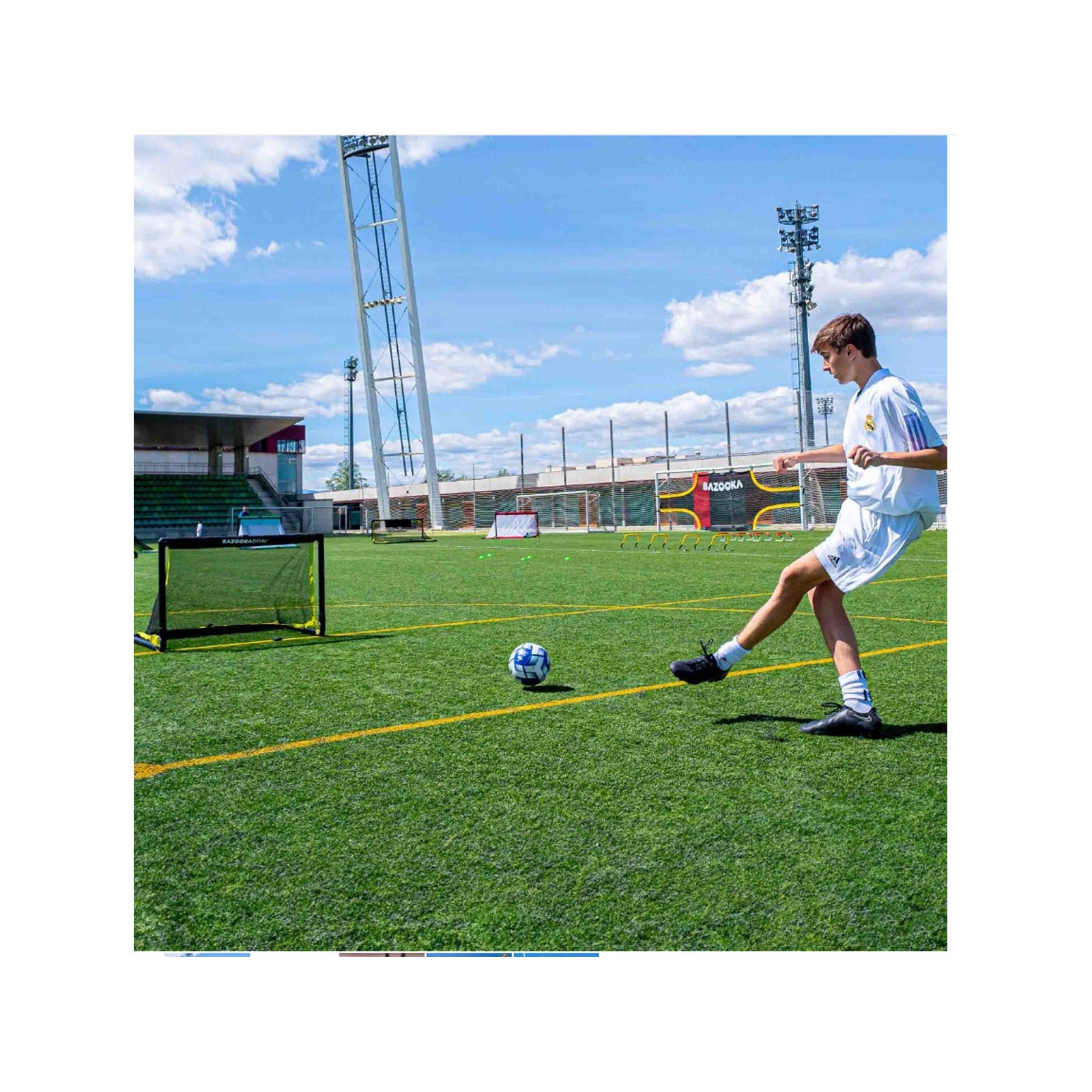 BazookaGoal Mini Pop-up goal PVC - Available in 120x75 & 150x90