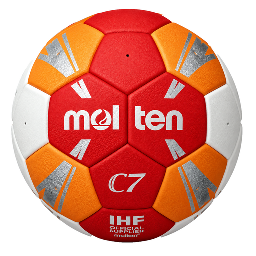 Molten C7 Handball Red – IHF-Approved Match and Training Ball for Resin-Free Play - Nordic Sport