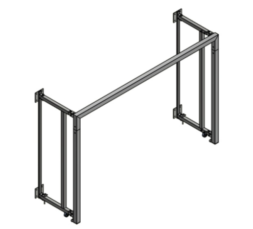 Handball goal foldable (against wall) - Nordic Sport