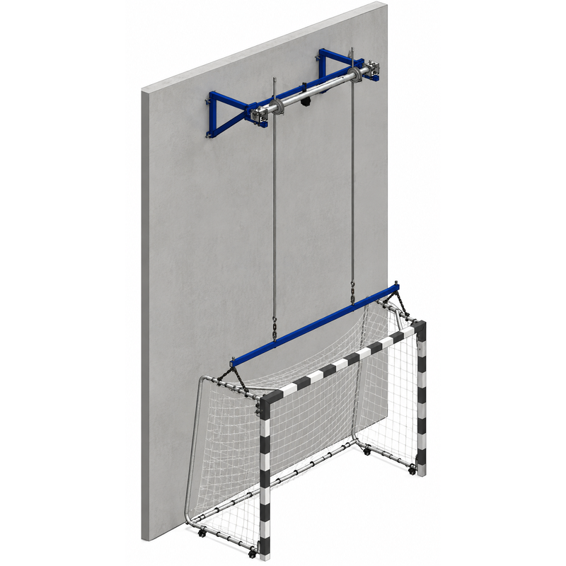 Electric Goal Lift for Handball  Goals