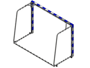 Mini handball goal Freestanding 90/110-80x80 Profile - Nordic Sport