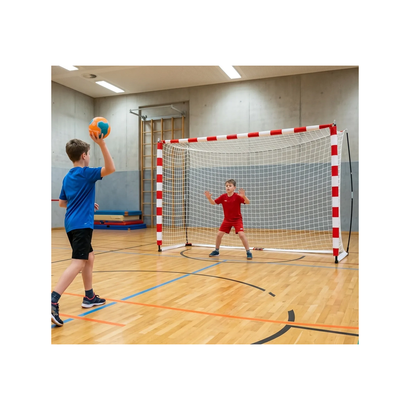 Portable Mini Handball Goal 240 × 170 cm – Foldable with Net