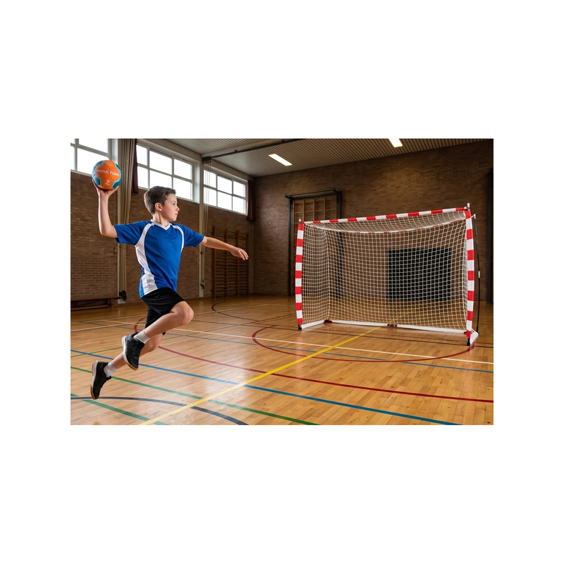 Portable Mini Handball Goal 240 × 170 cm – Foldable with Net