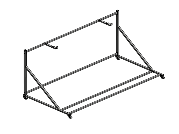 Transport trolley for 2 handball goalposts - Nordic Sport