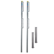 Club Beach Volleyball Posts with Ground Sockets - Nordic Sport