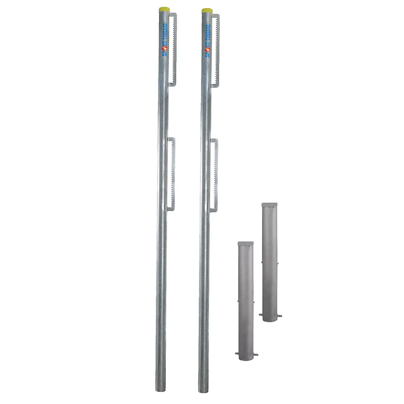Club Beach Volleyball Posts with Ground Sockets - Nordic Sport