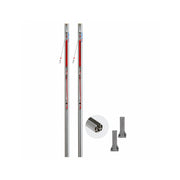Competition Beach Volleyball Posts Ø83 mm – Gold, with Ground Sockets - Nordic Sport