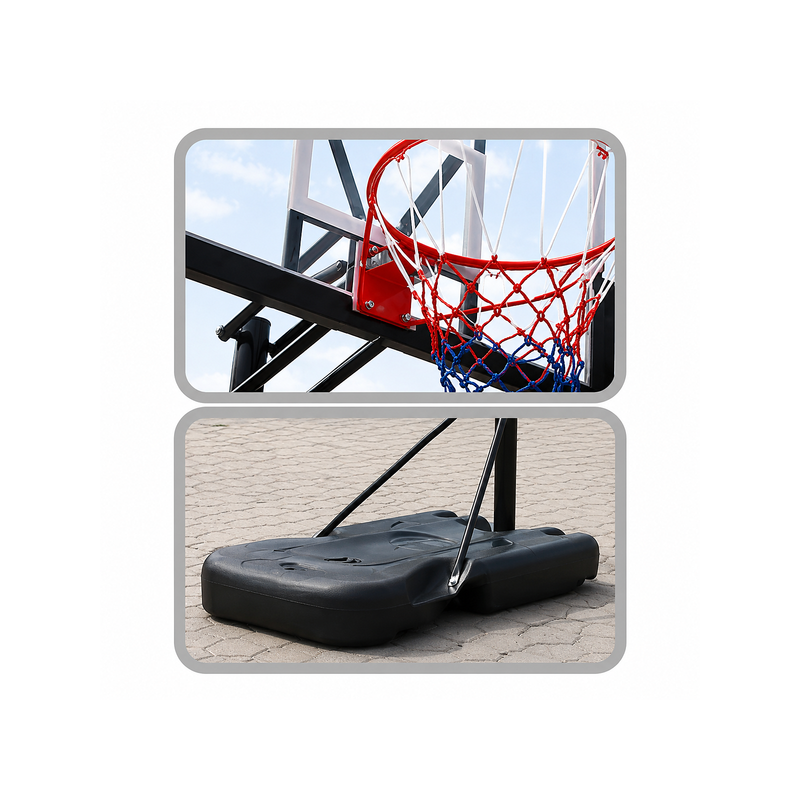 Houston Basketball Stand – Height-Adjustable Basketball Hoop for Home Use