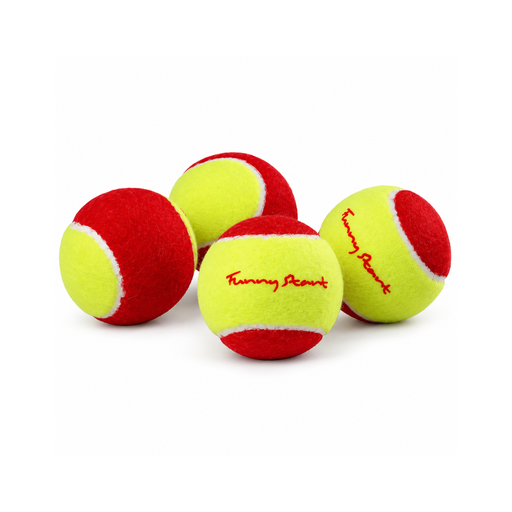 Soft Start Tennis Balls – Red Level 3, 4-pack - Nordic Sport