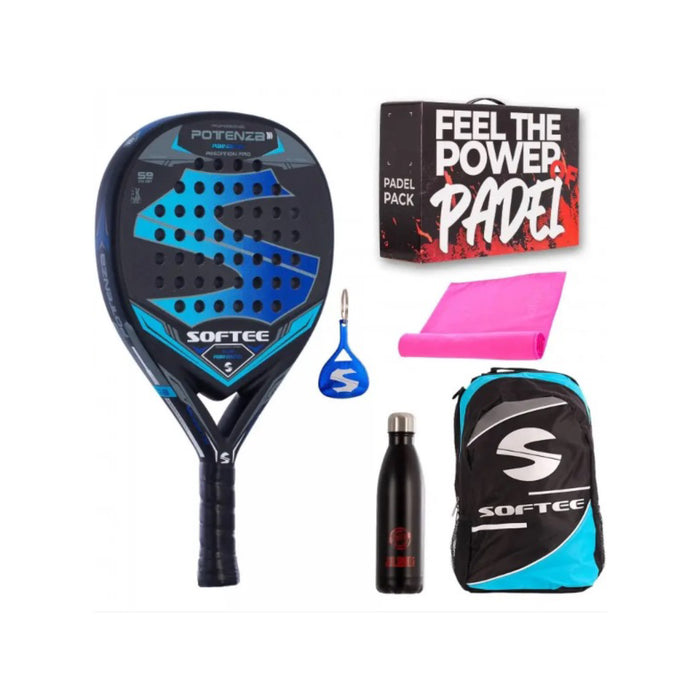 Padelpaket Softee Ranibow blue