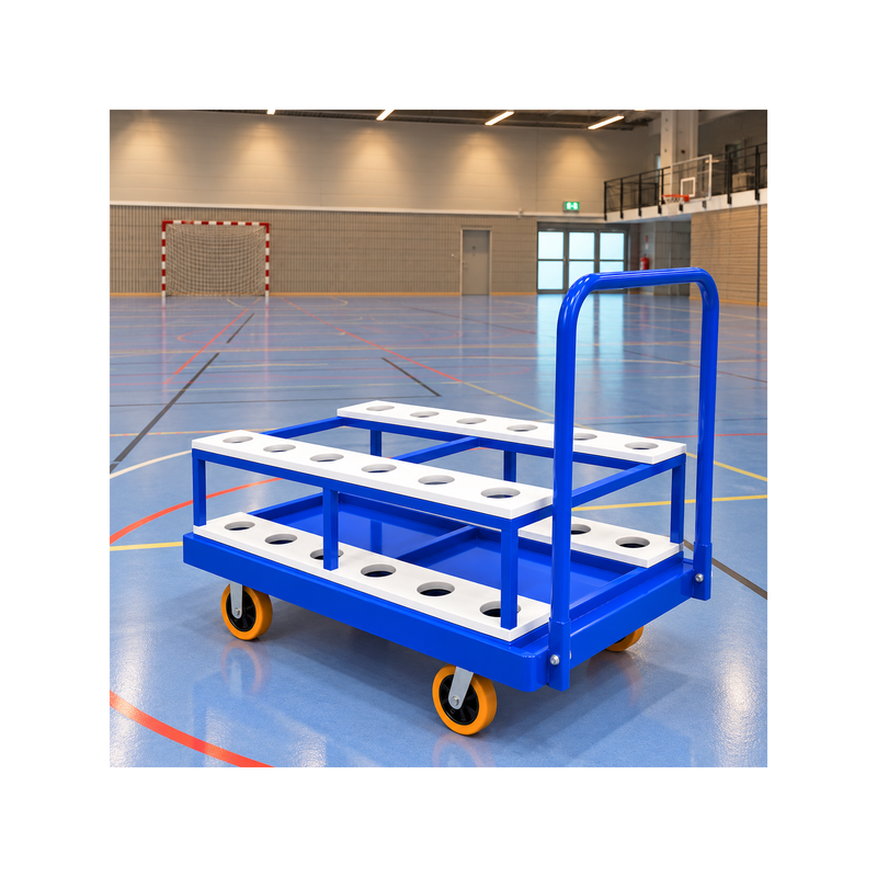 Badminton Post Trolley – Storage and Transport