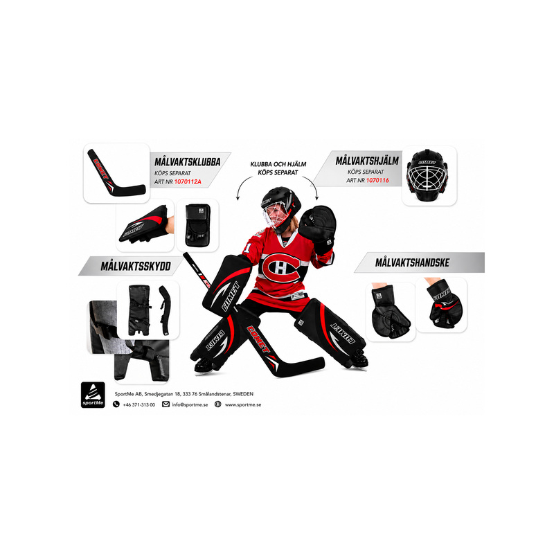 COMET 21" Street Hockey Goalie Set for Kids