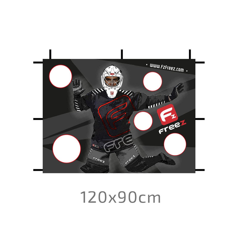 Floorball Goal Target FREEZ FLOORBALL GOAL BUSTER 120 x 90 - Nordic Sport