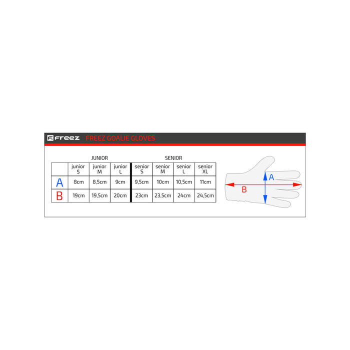 FREEZ G-190 målvakts handskar