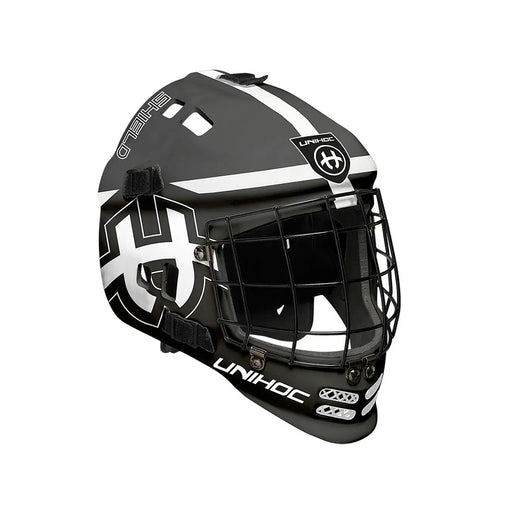 football goalkeeper helmet Mercian Genesis Field Hockey JNR / Red which is wear Soccer Goalkeeper Helmet on Transparent