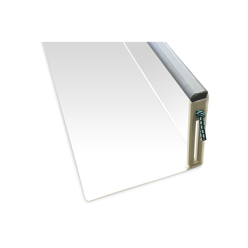 Floorball board for wheelchair white