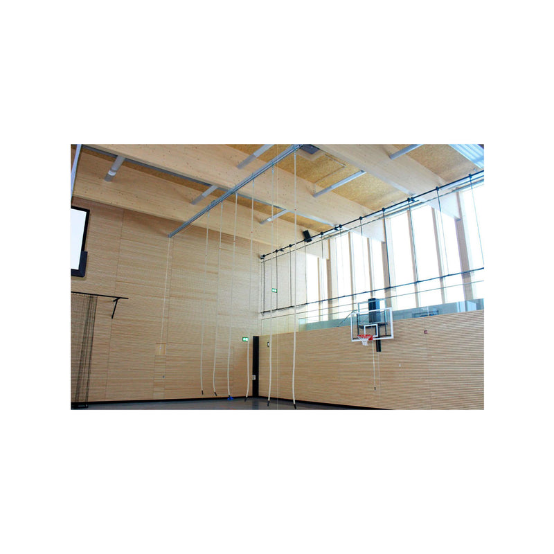 Plumbing system for ceiling-mounted plumb lines. - Nordic Sport