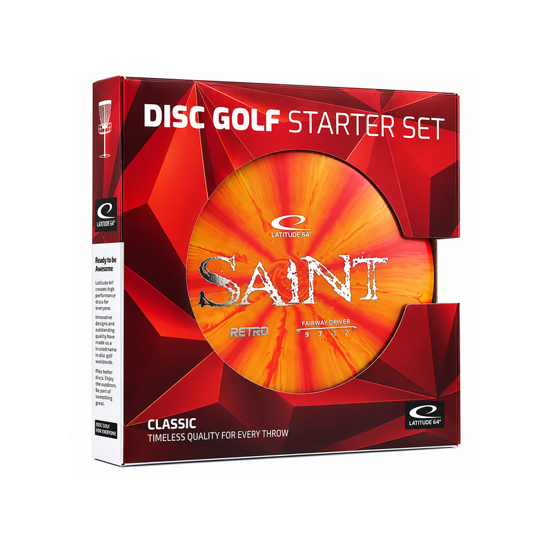 Latitude 64° Starter Set Classic – Complete Disc Golf Set for Beginners