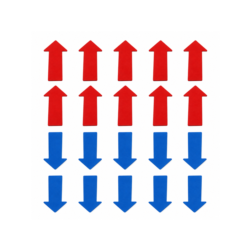 Arrow Floor Markers – Floor Marking Set for Training and Activities
