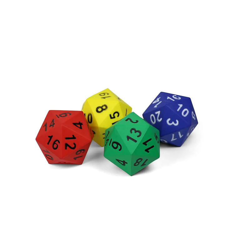 20-Sided Foam Dice – for Maths and Active Learning