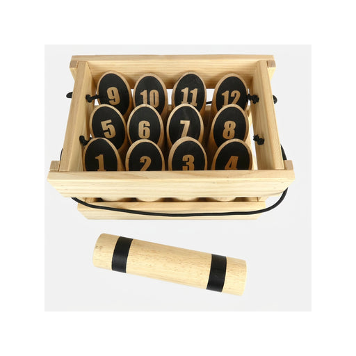 Number Kubb Game in Wooden Box - Nordic Sport