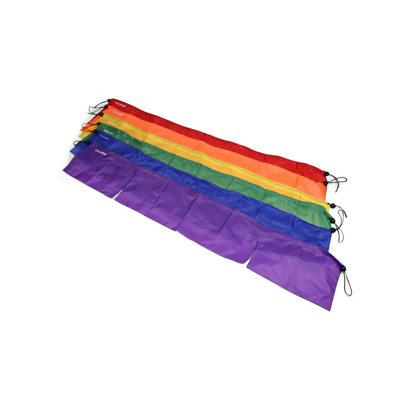 Flag Set with Elastic Cord 2m – 6 Flags in Different Colours