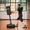 Standing punching bag adjustable height