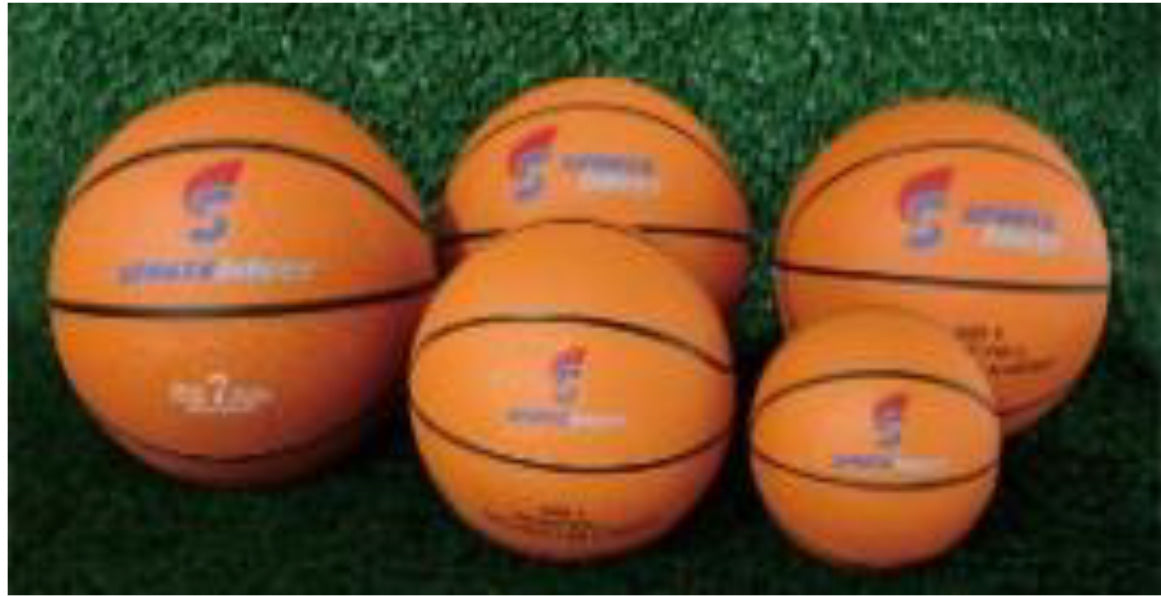 Basketboll Gummi storlek 5-7