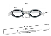 Swimming goggles with silicone frame - Nordic Sport