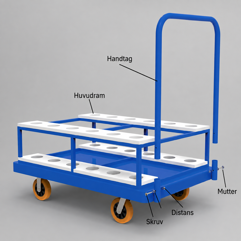 Vagn Badminton stolpar 