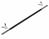 Rubber coated grip barbell bar 140cm - Nordic Sport