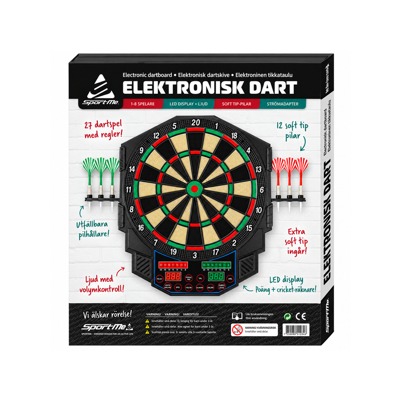 Elektronisk Darttavla – 27 spel och över 500 variationer
