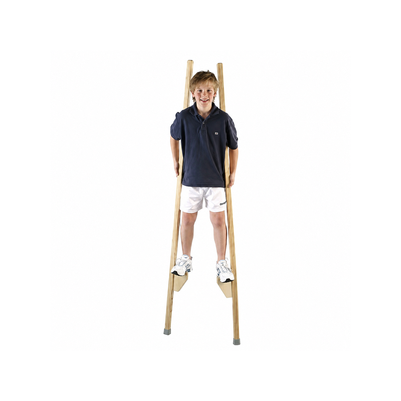 Wooden Stilts 1.4 m &amp; 1.8 m – for Balance and Coordination