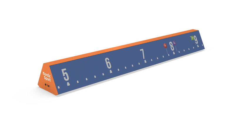 Long and triple jump LED display - Timing and Measure equipment Nordic Sport