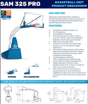 Basketmål-Schelde Super SAM 325 PRO 1612200 drive-on basket - Nordic Sport