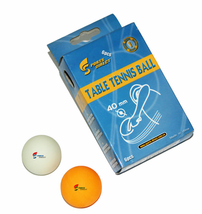 BORDTENNISBOLL OUTDOOR - 6 eller 12-Pack