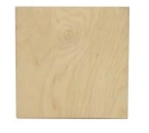 Brännplatta Trä-Brännboll 16x16cm - Nordic Sport