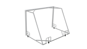 Lazy lift soccer goal 7-a-side - Nordic Sport