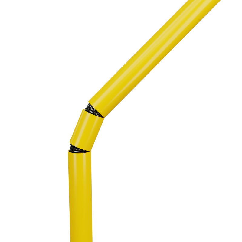 Corner post Yellow 30mm, Springloaded - Football accessories Nordic Sport