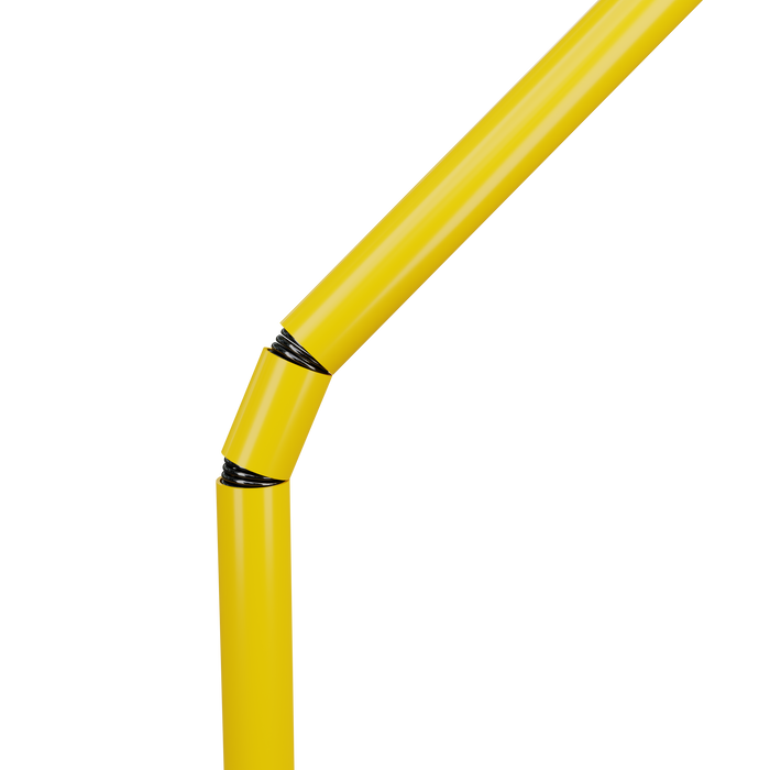 Corner post Yellow 30mm, Springloaded - Football accessories