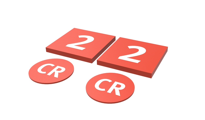 Indicator Board 2 with Magnets - Timing and Measure equipment Nordic Sport