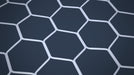 Net 11-a-side White Hexagon - Football nets Nordic Sport