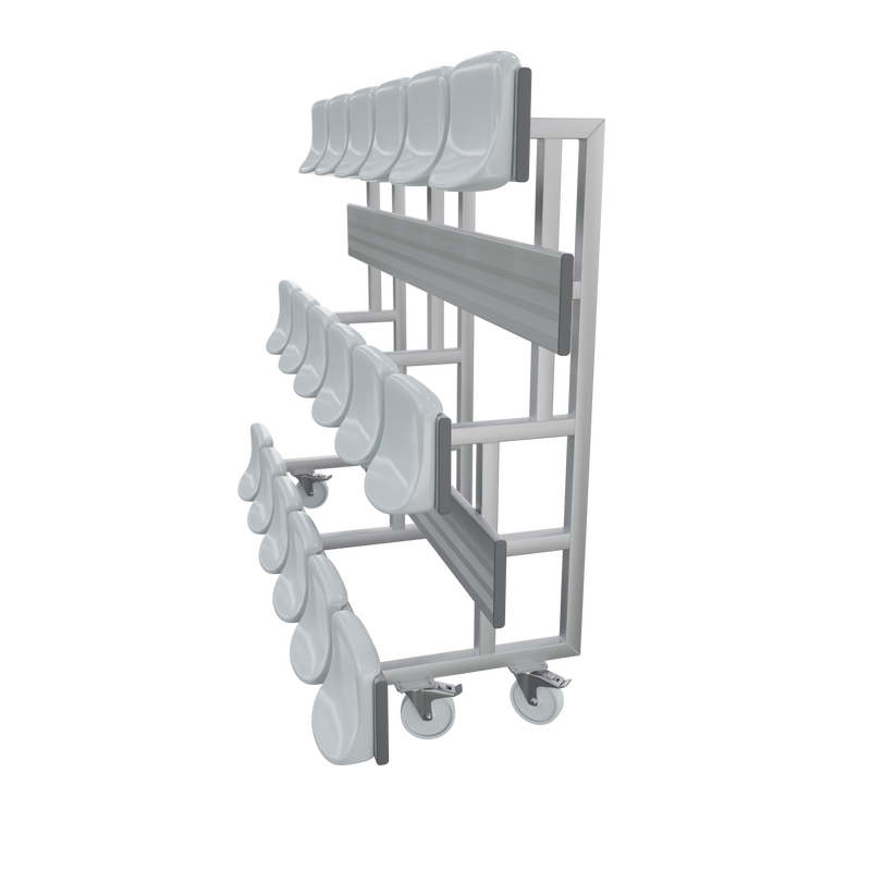 Wheels for grandstand - Track equipment Nordic Sport